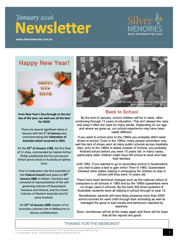 Jan Newsletter