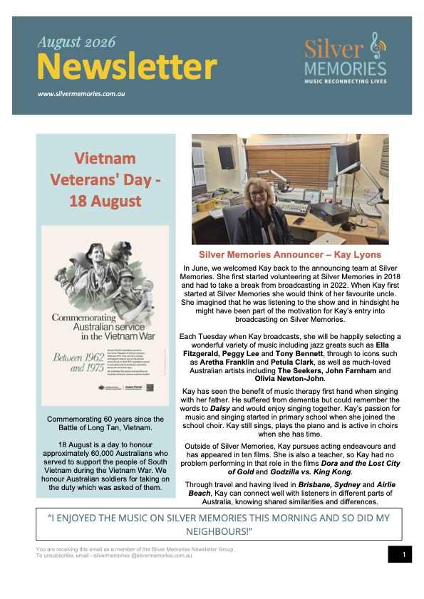 August Newsletter